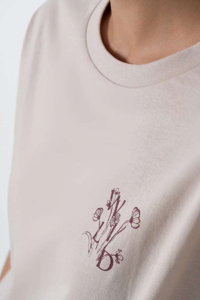 Boxy Statement T-Shirt _ 157815 _ Grey