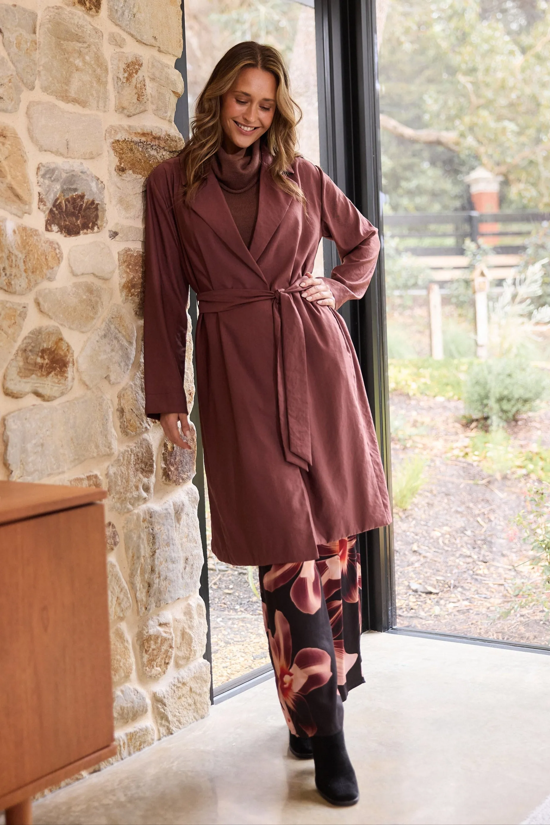 Brave & True -  Parker Trench Coat - Chestnut