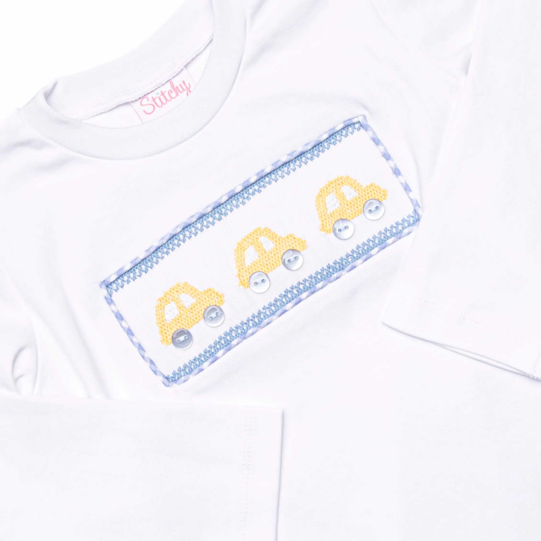 Bumper to Bumper Smocked Pant Set, Blue