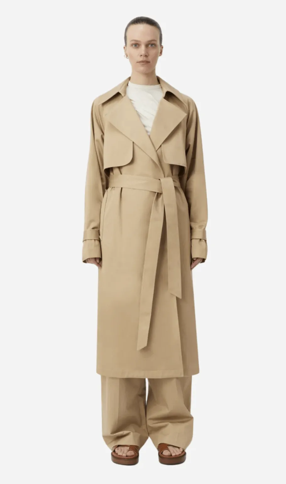 CAMILLA AND MARC Mika Trench Coat - Fawn