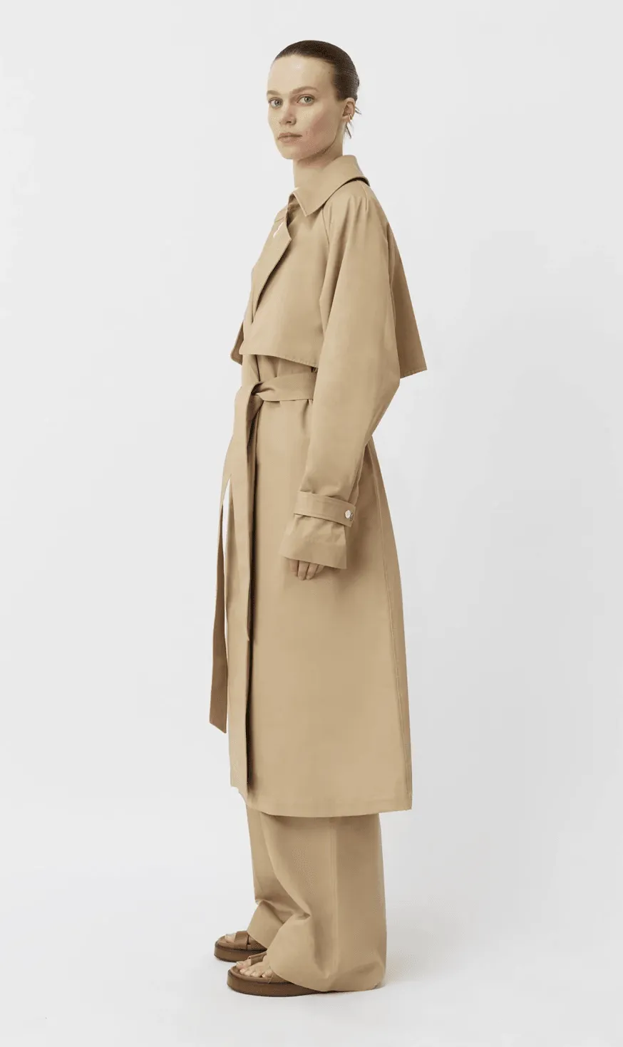 CAMILLA AND MARC Mika Trench Coat - Fawn