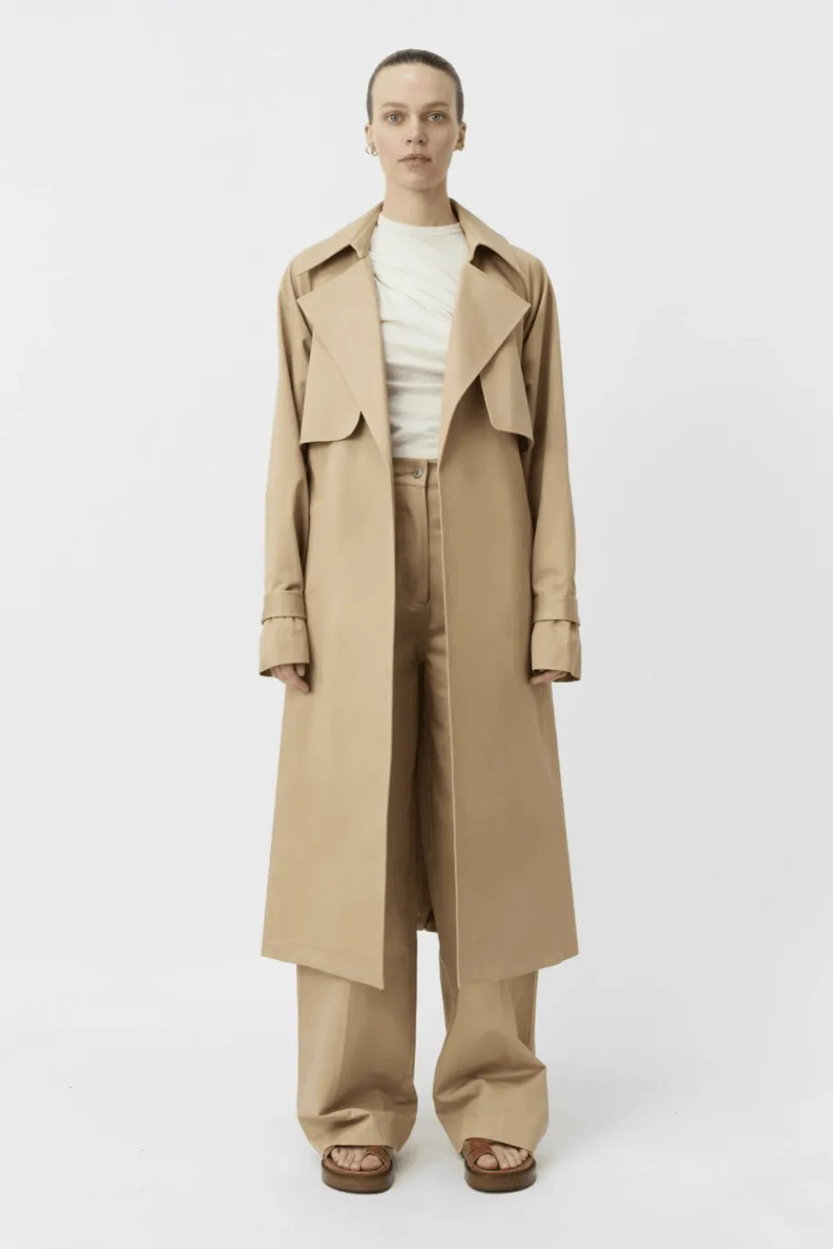 CAMILLA AND MARC Mika Trench Coat - Fawn