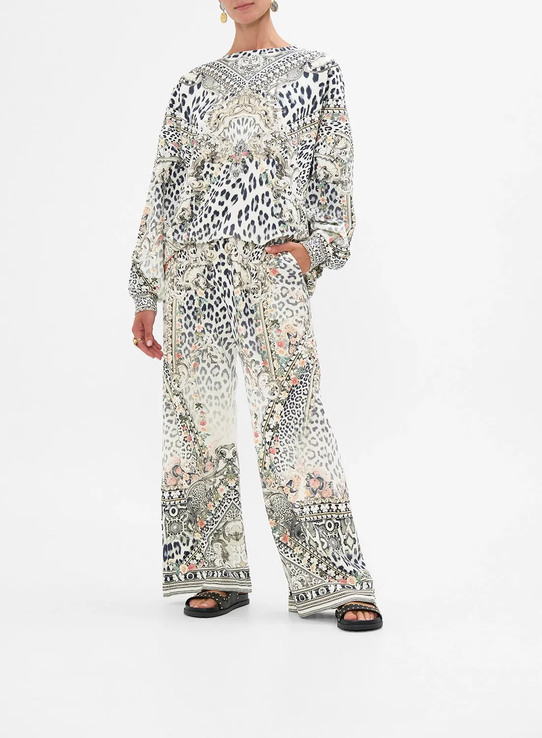 CAMILLA | MARBLE HEAVEN STRAIGHT LEG TRACK PANT