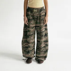 Camouflage Wide-Leg Pants