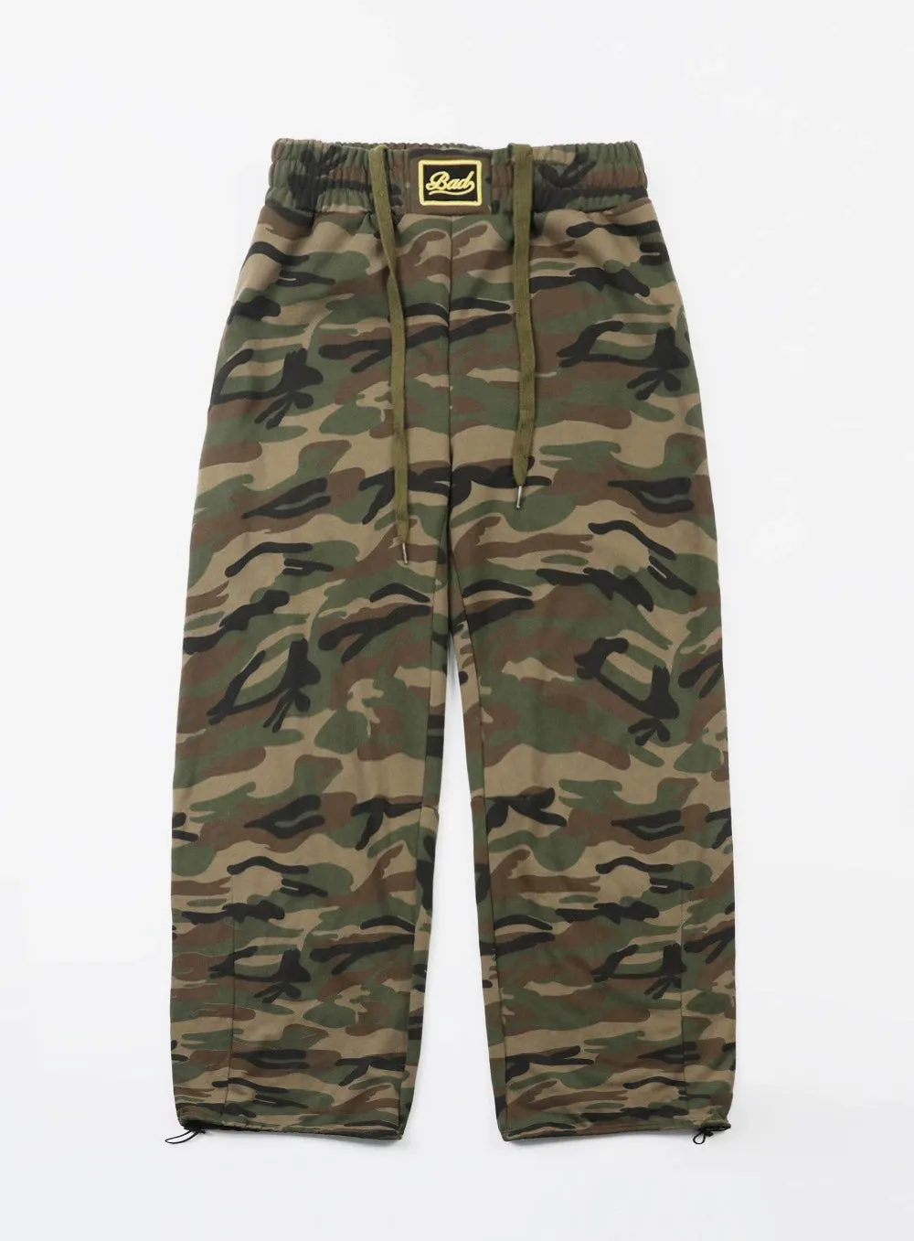 Camouflage Wide-Leg Pants