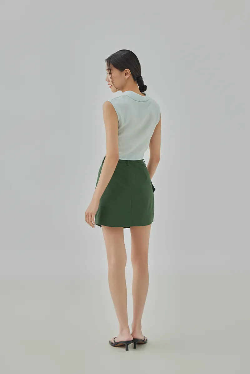 Cardine Utility Mini A-Line Skirt