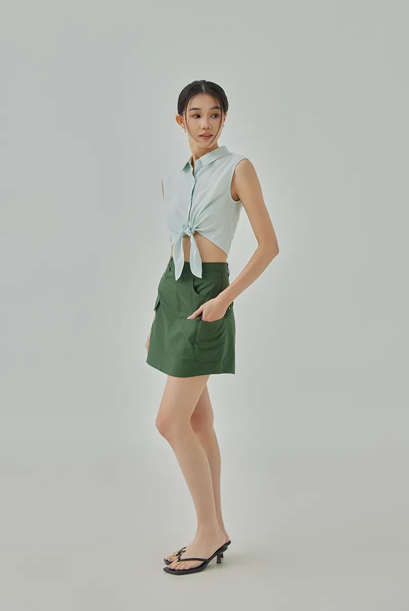 Cardine Utility Mini A-Line Skirt