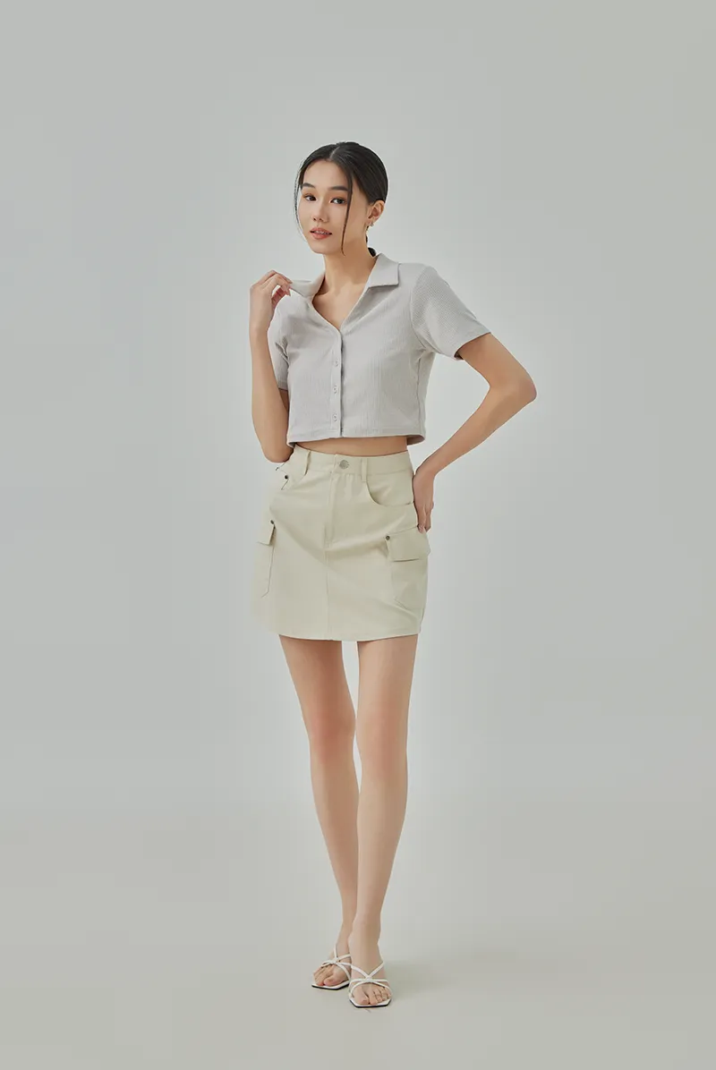Cardine Utility Mini A-Line Skirt