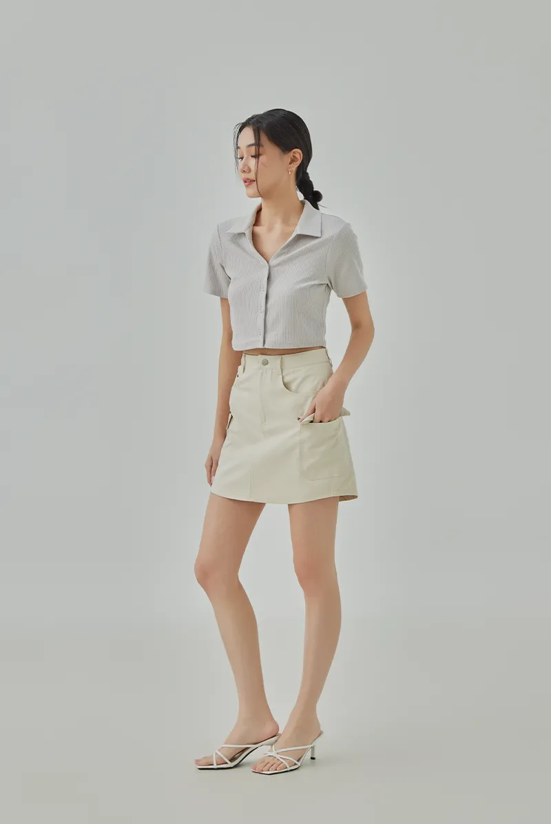 Cardine Utility Mini A-Line Skirt