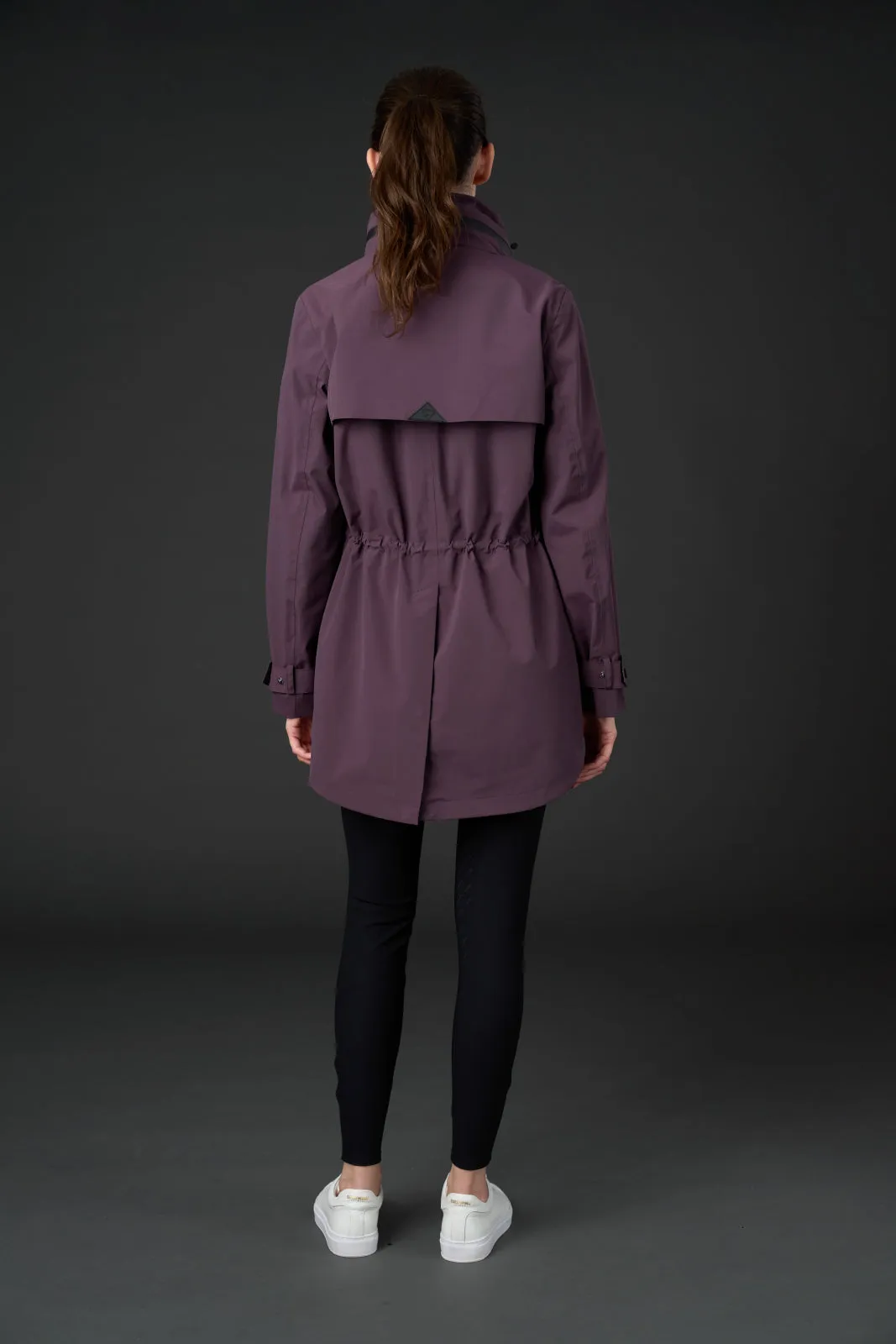 Catago Ladies Plum Roy Waterproof Trench Coat