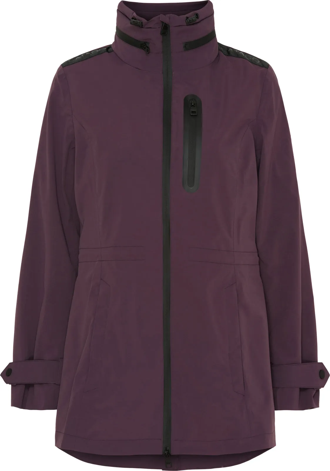 Catago Ladies Plum Roy Waterproof Trench Coat