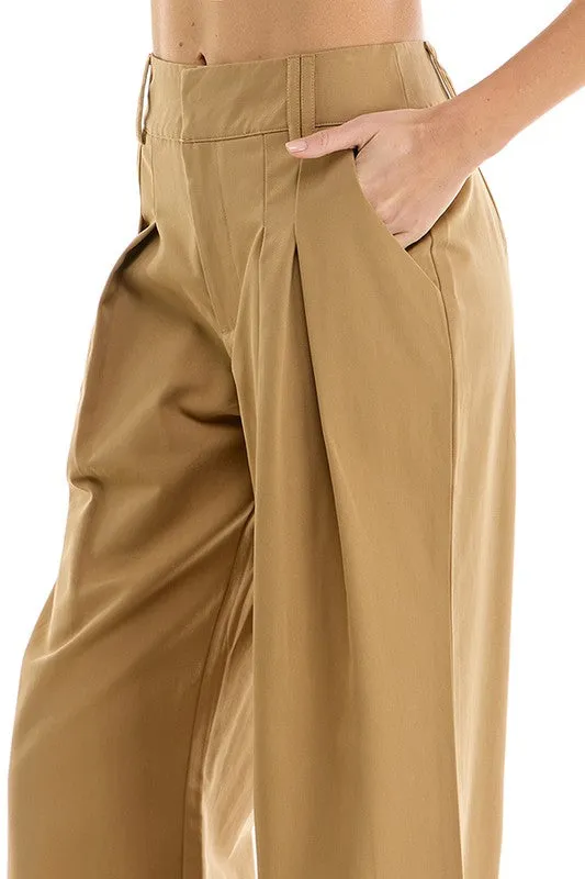 Chic High-Waisted Wide Leg Pants (2 Color Ways)
