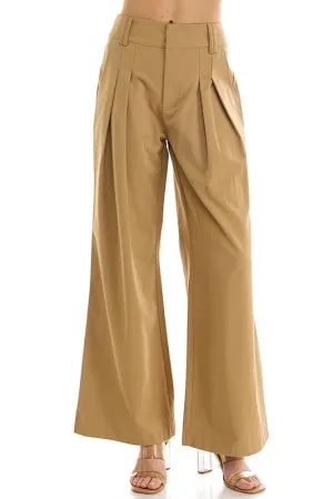 Chic High-Waisted Wide Leg Pants (2 Color Ways)