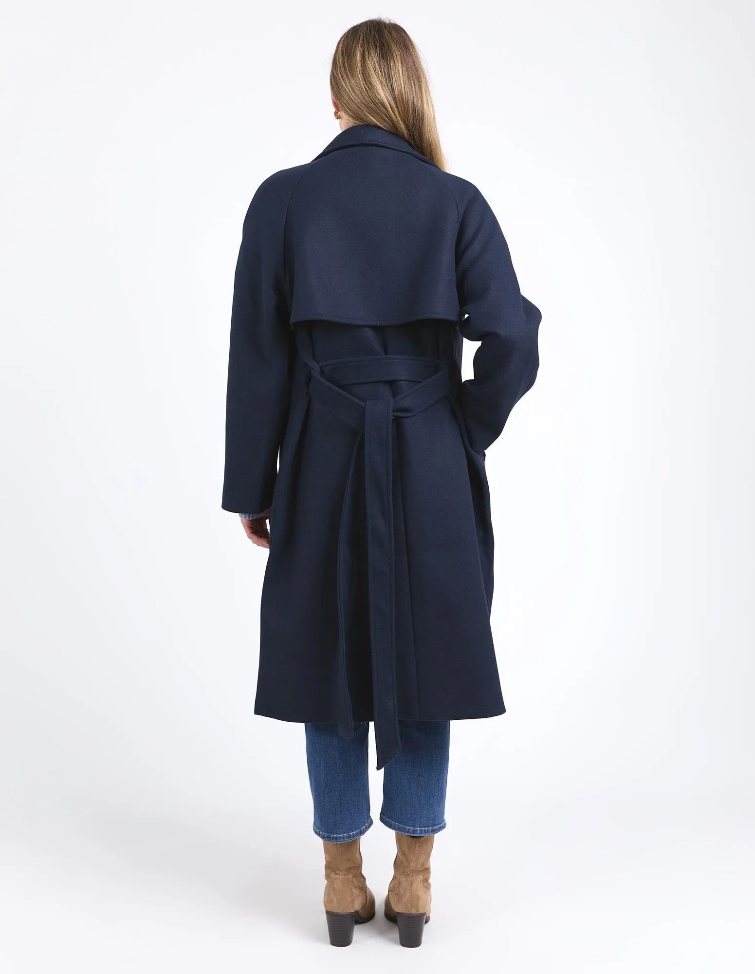 CLEMENCE COAT || NAVY