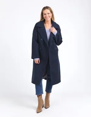 CLEMENCE COAT || NAVY