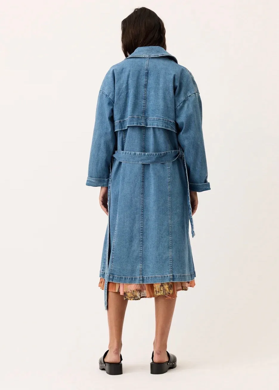 Coat | Linu Trench (Denim)