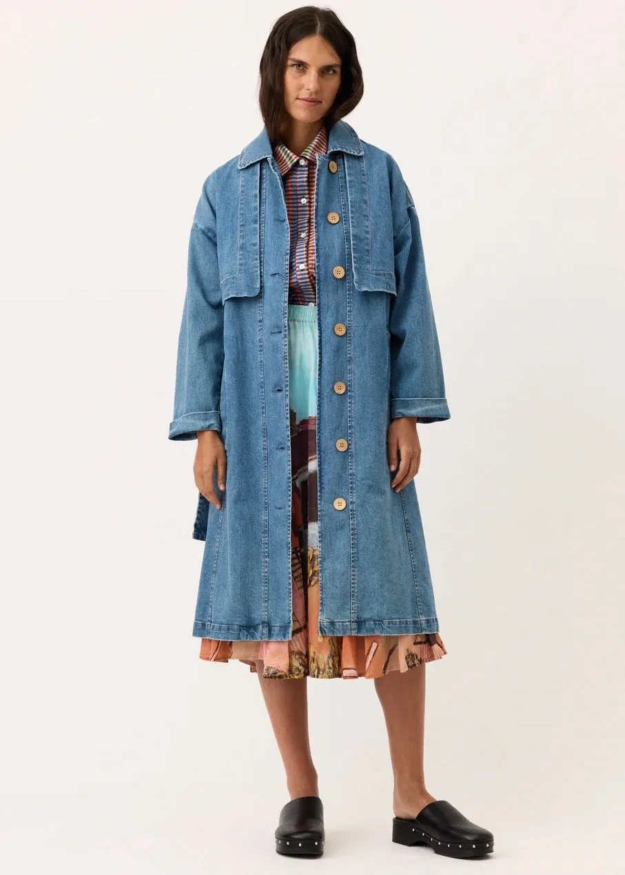 Coat | Linu Trench (Denim)