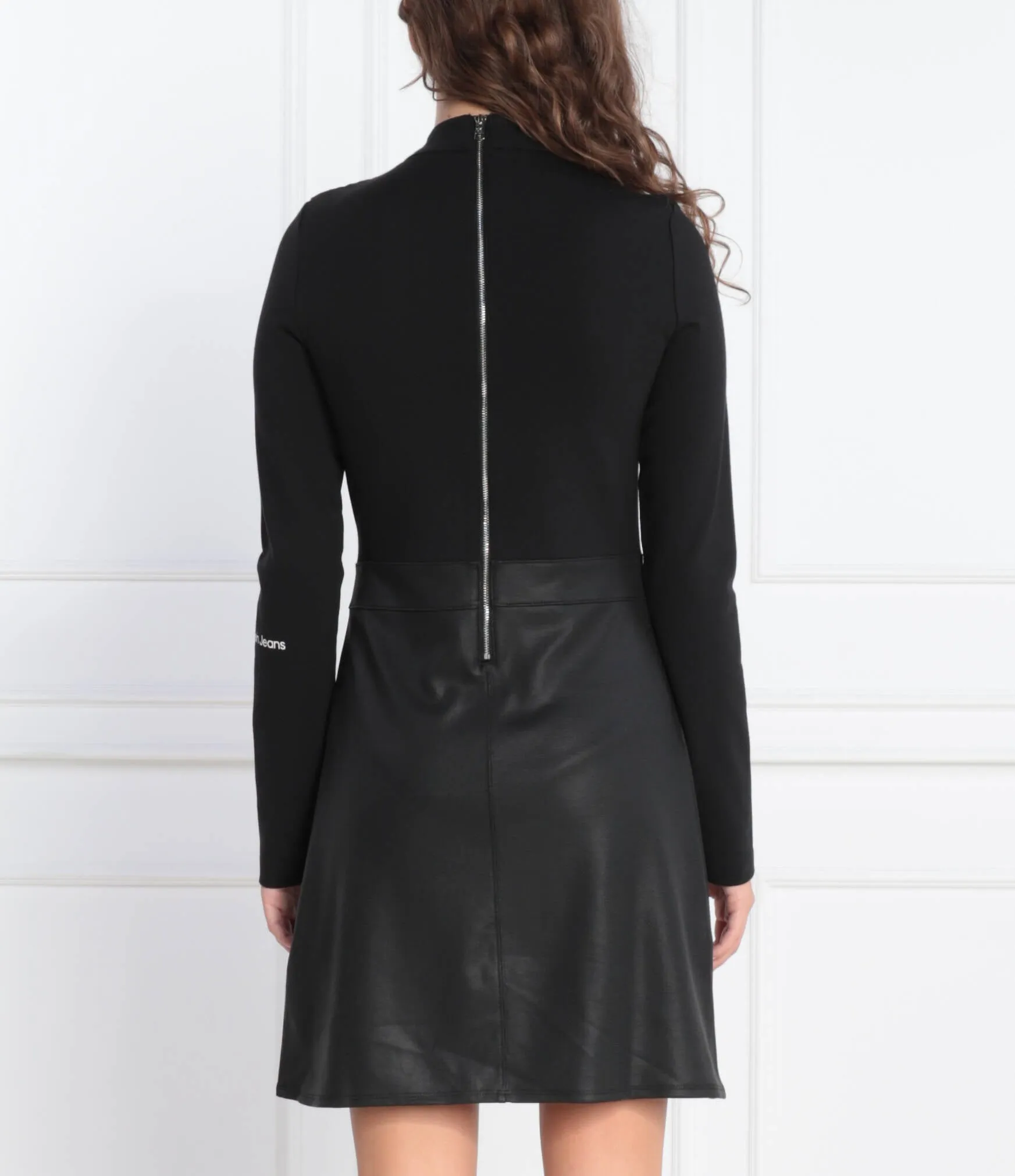 Coated Milano A-Line Dress