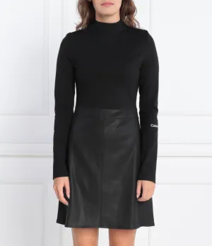 Coated Milano A-Line Dress