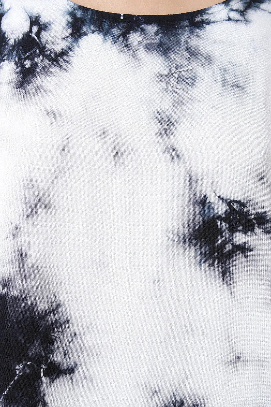 Contrasting Tie Dye Dress
