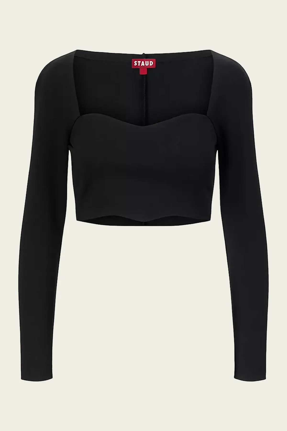 Corde Cropped Top in Black