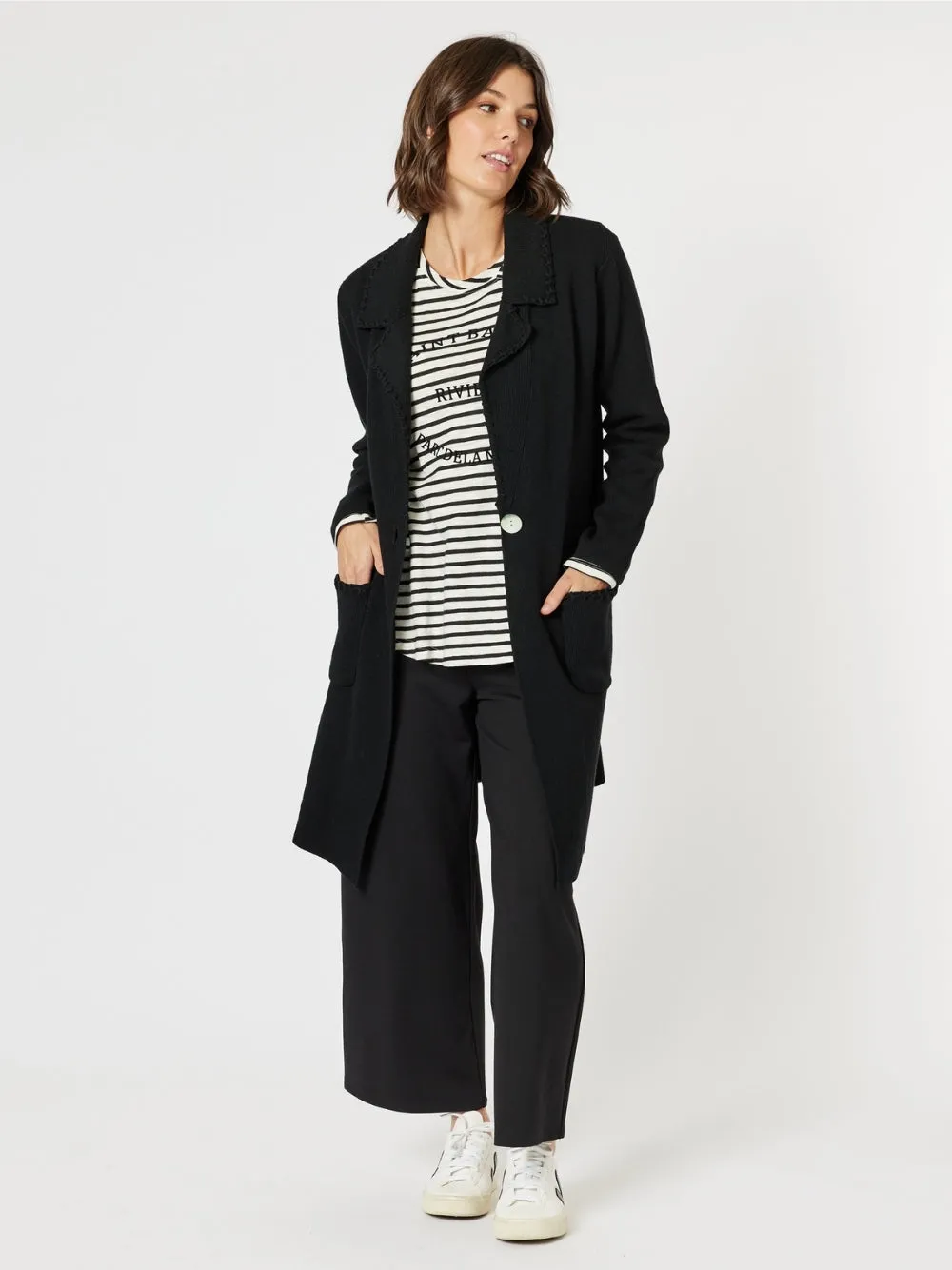 Cosy Coatigan - Black