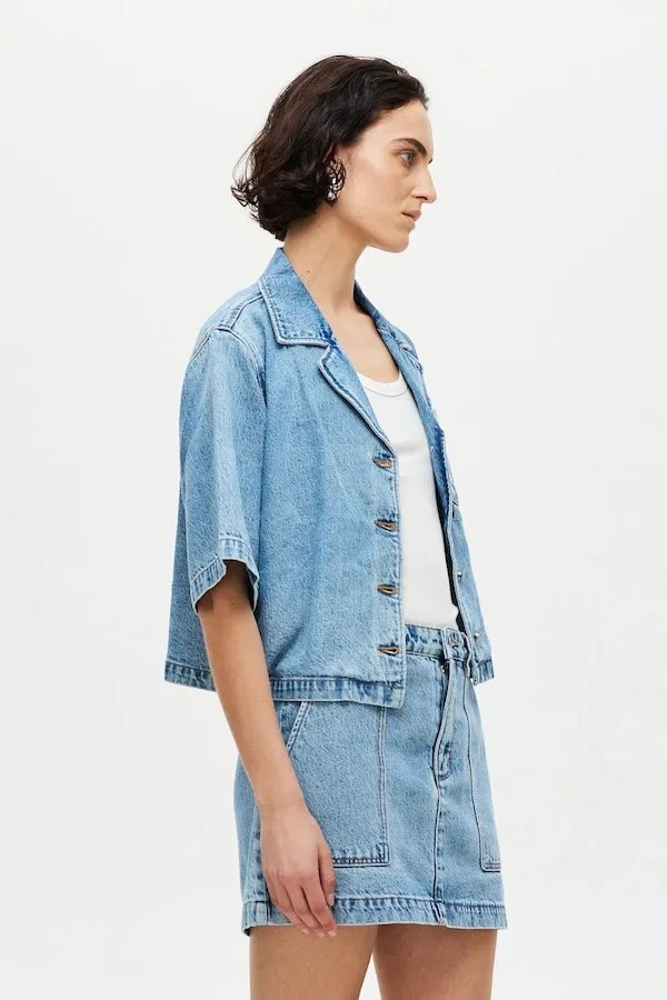 Crop Resort Short Sleeve Shirt Radio