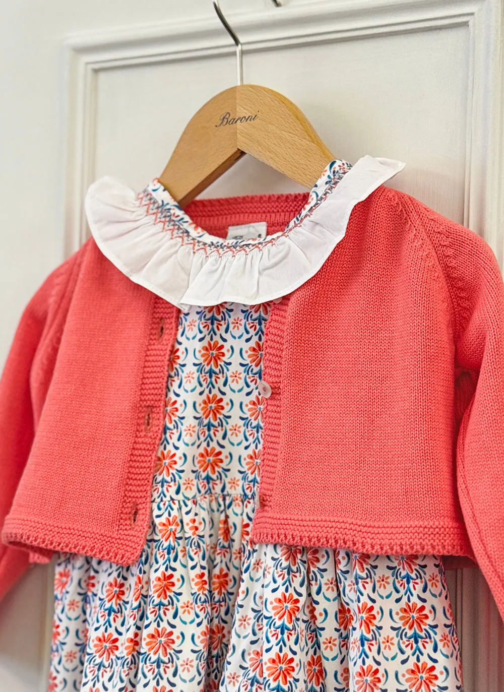 Cropped Pure Cotton Cardigan