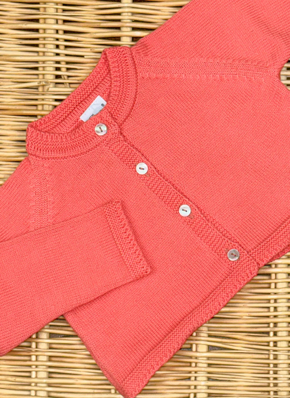 Cropped Pure Cotton Cardigan