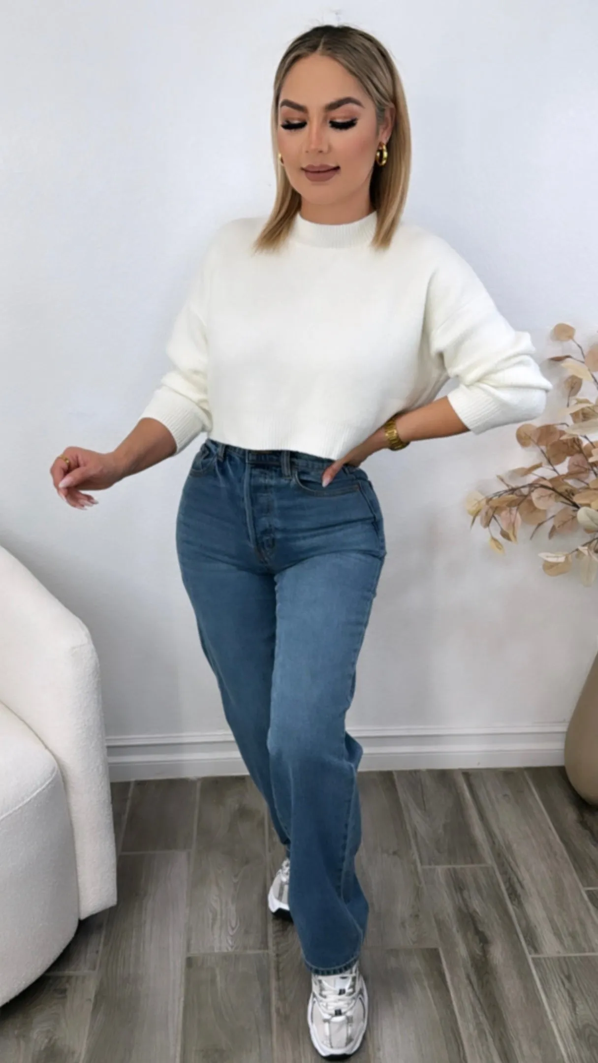 DENISE IVORY TOP