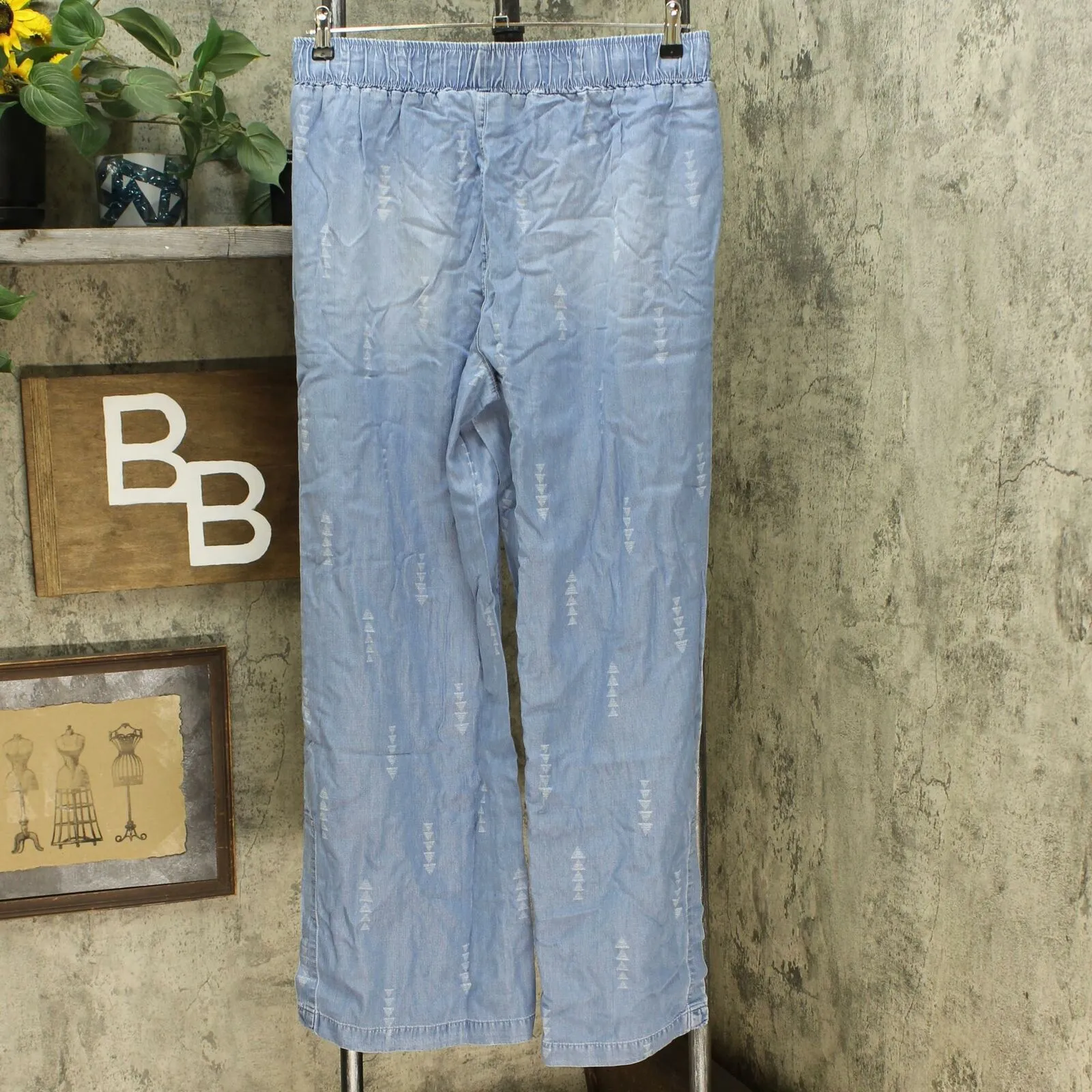 DG2 by Diane Gilman Women's Side Slit Wide Leg Pants