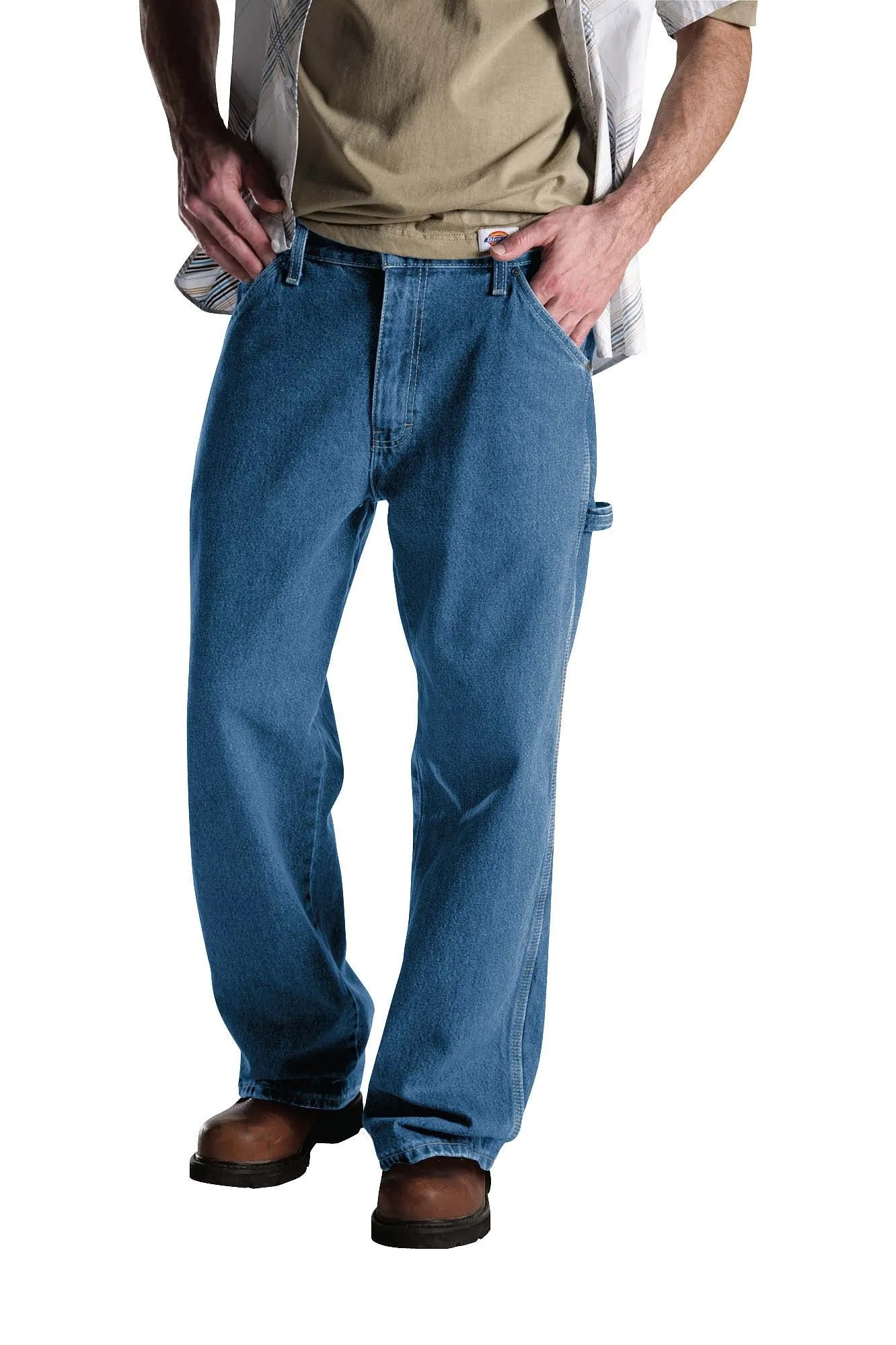 Dickies - 1993 Relaxed Fit Carpenter Denim Jean Stone Washed Indigo