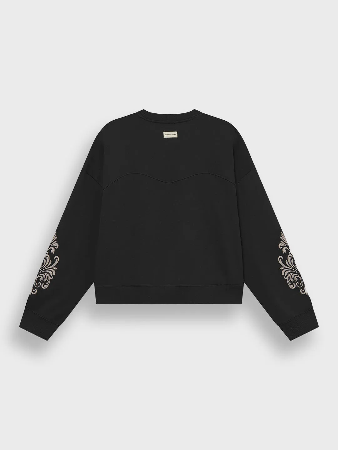 Don't Waste Culture Gravien Crewneck Sweatshirt | Black