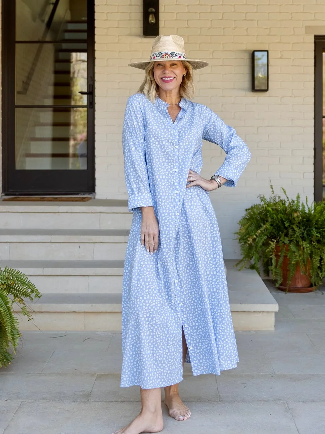 DOT SWIZZLE DRESS