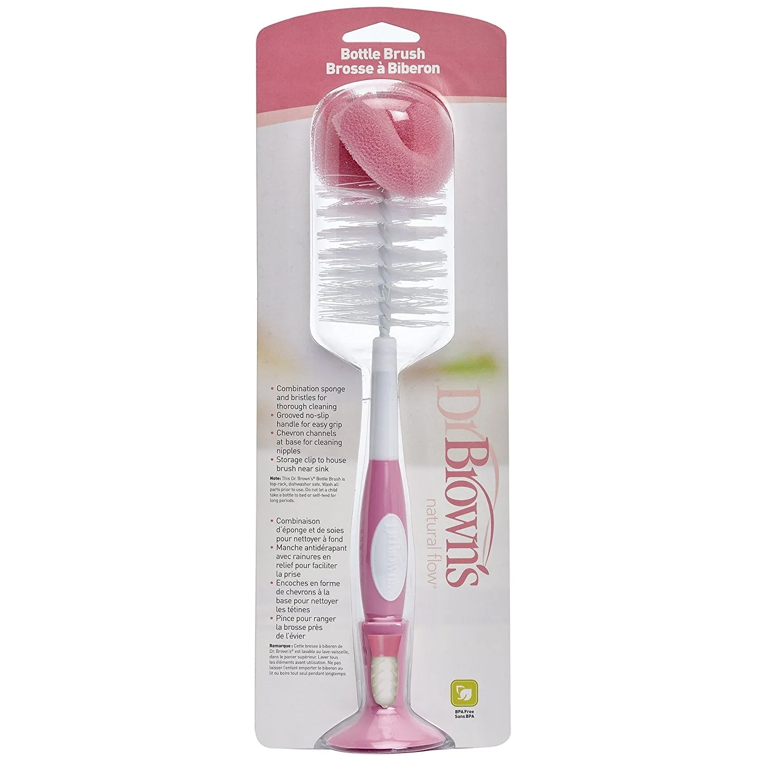 Dr. Brown's Baby Bottle Brush - Pink