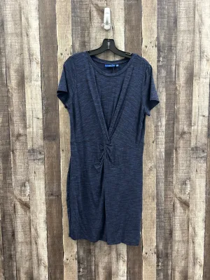 Dress Casual Midi By Apt 9 In Navy, Size: L