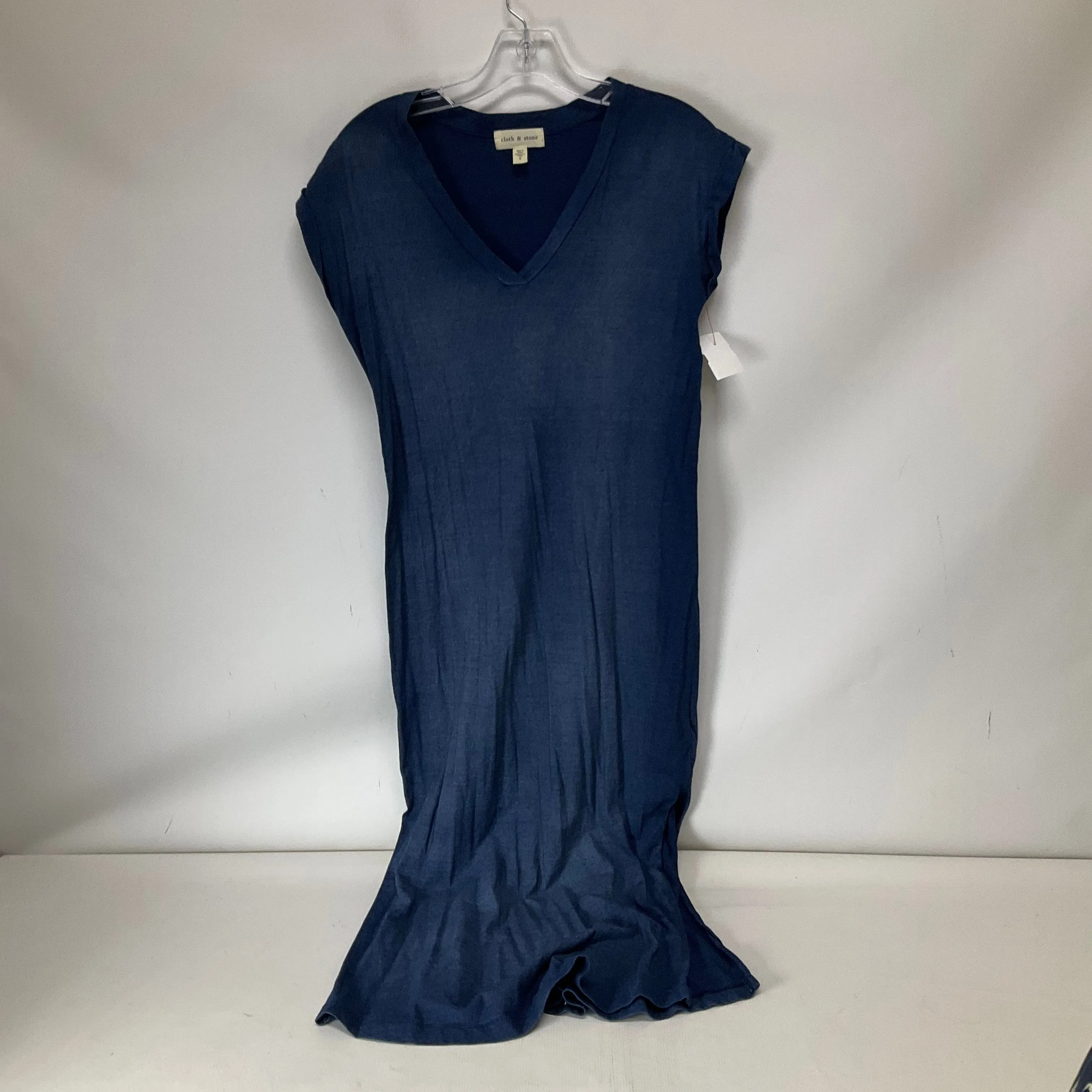 Dress Casual Midi By Cloth & Stone In Blue, Size: S