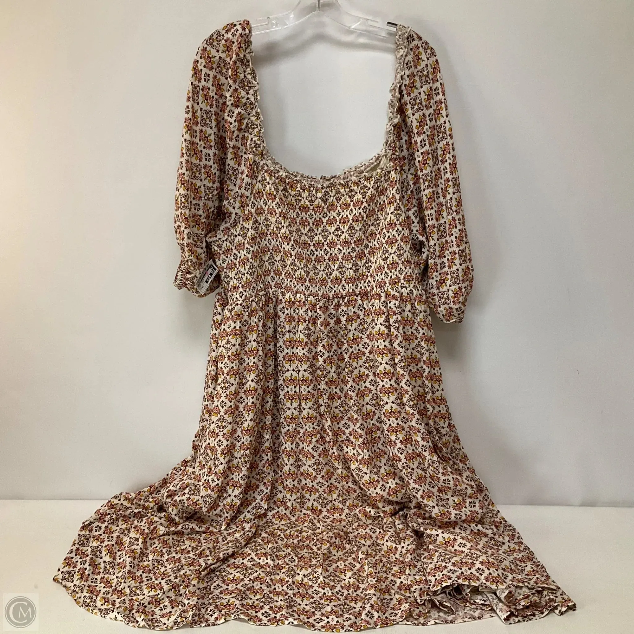 Dress Casual Midi By Torrid In Floral Print, Size: 5x