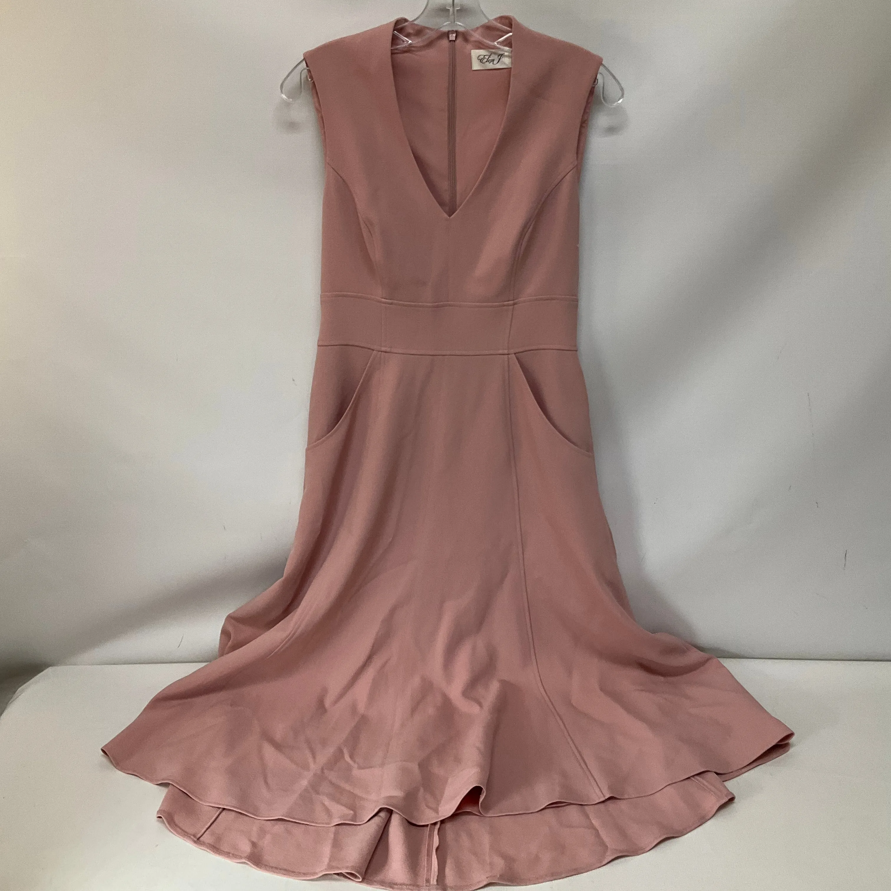 Dress Party Midi By Eliza J In Pink, Size: 6