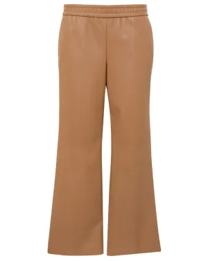 Eco Leather Trousers in Cookies