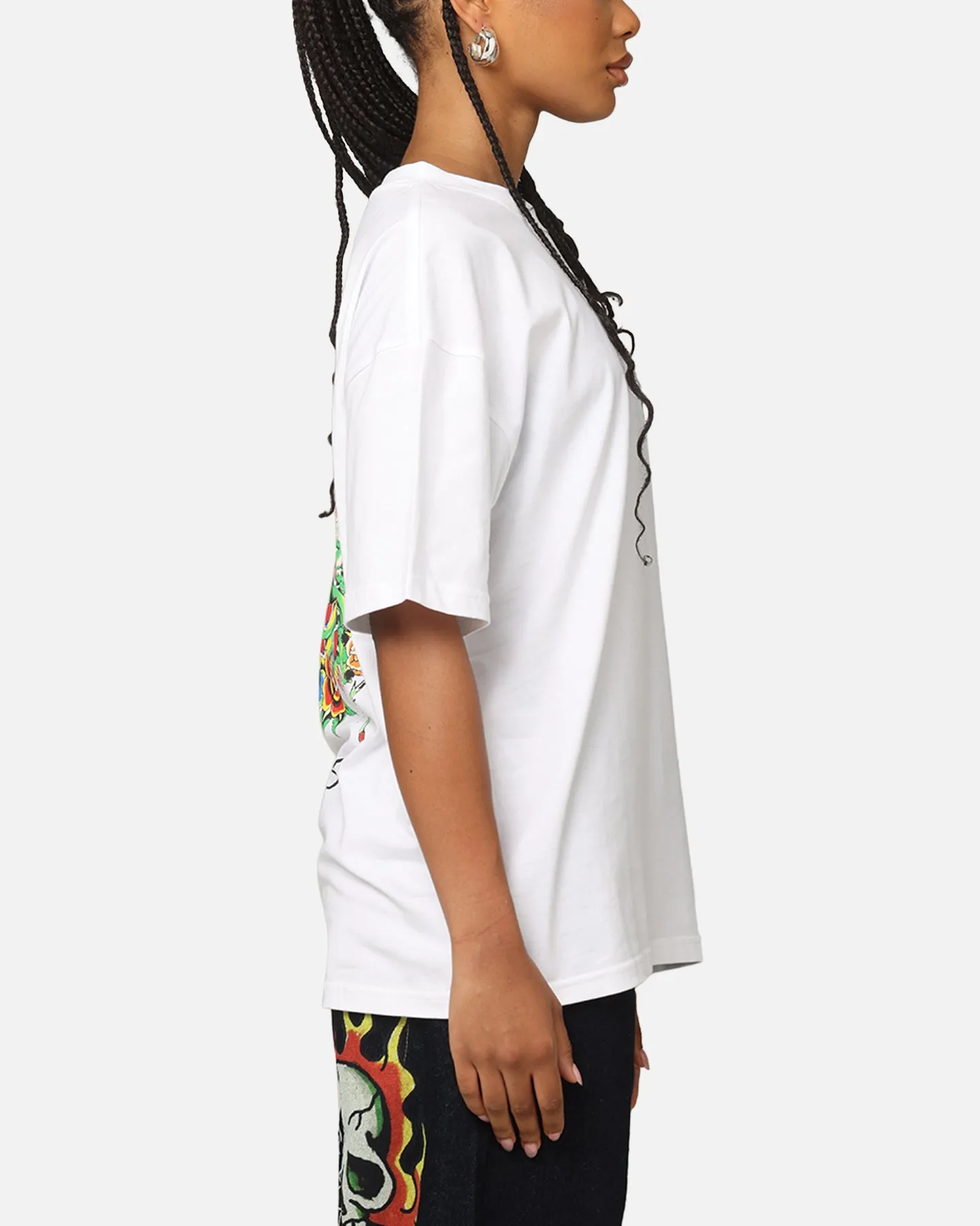 Ed Hardy By Loiter Serpent T-Shirt White