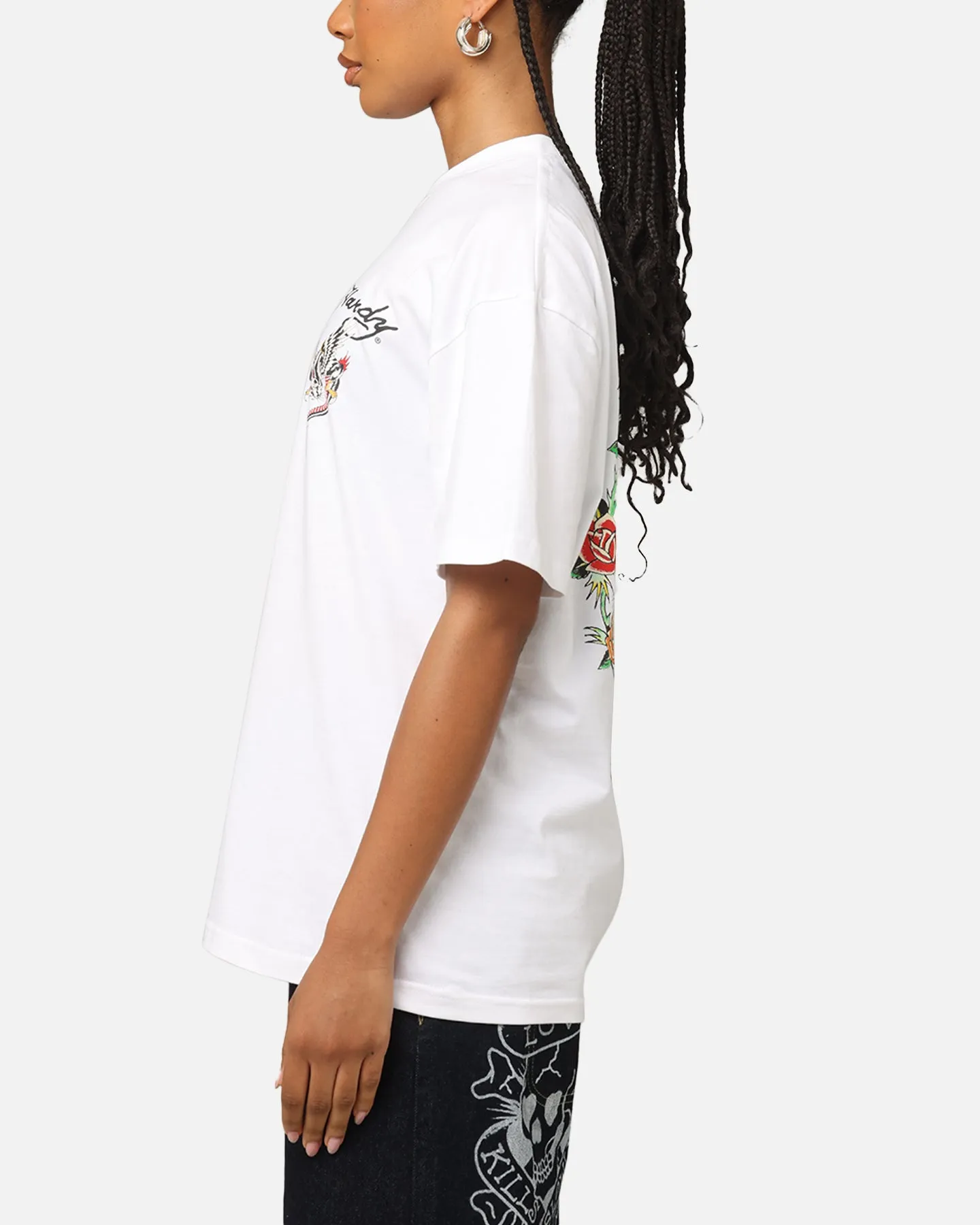 Ed Hardy By Loiter Serpent T-Shirt White