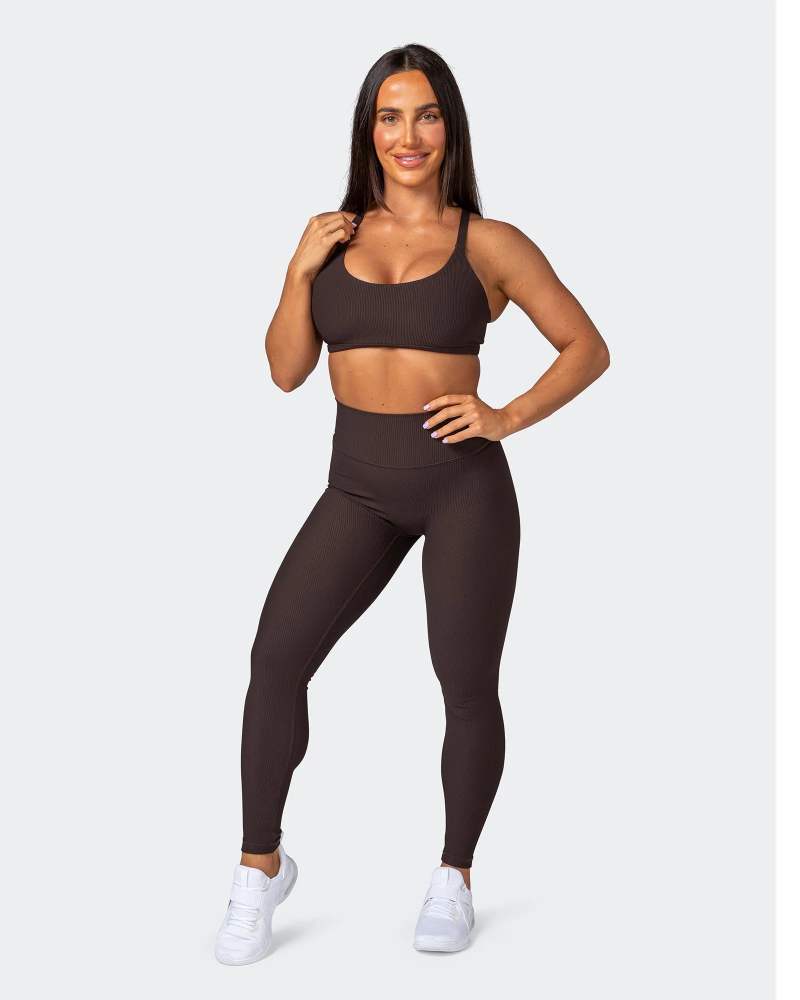 Effortless Rib Bralette - Cocoa