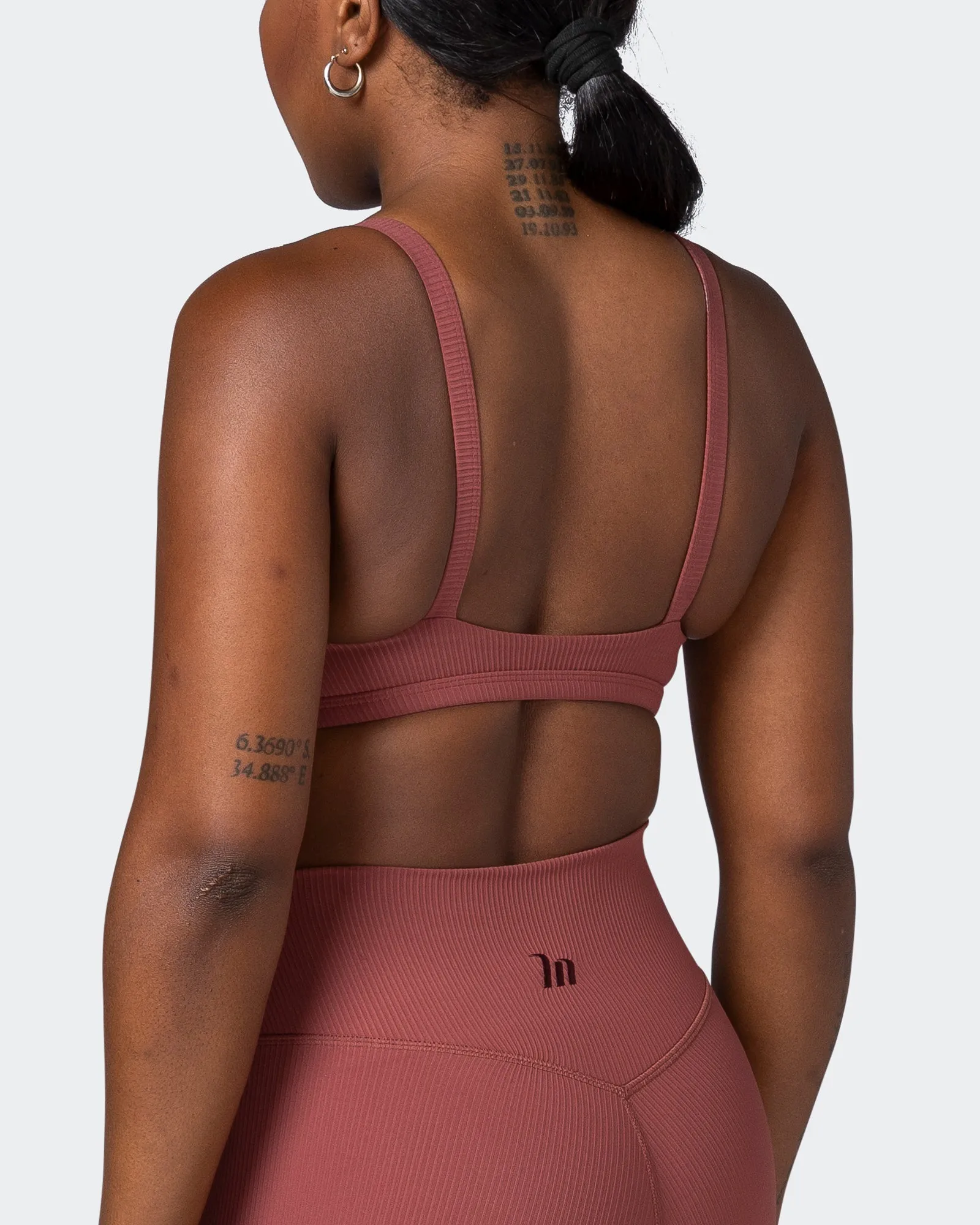 Effortless Rib Bralette - Maple