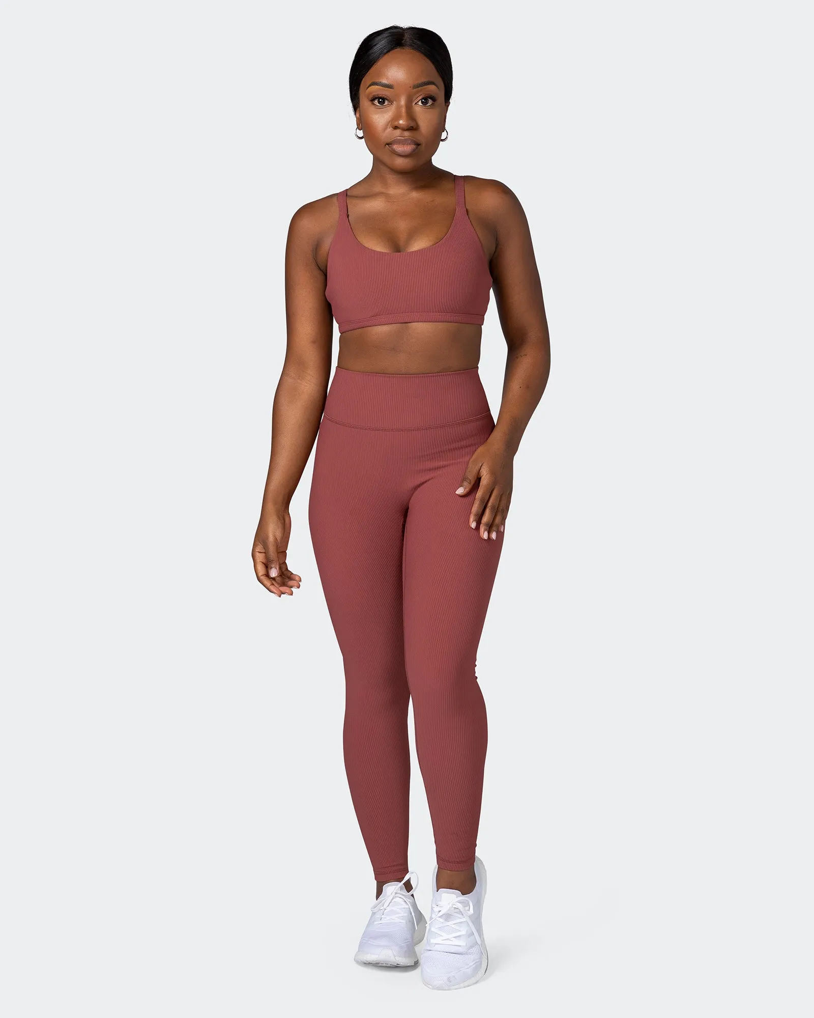 Effortless Rib Bralette - Maple