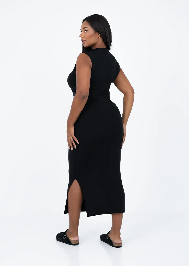 Effortless Tube Skirt Black