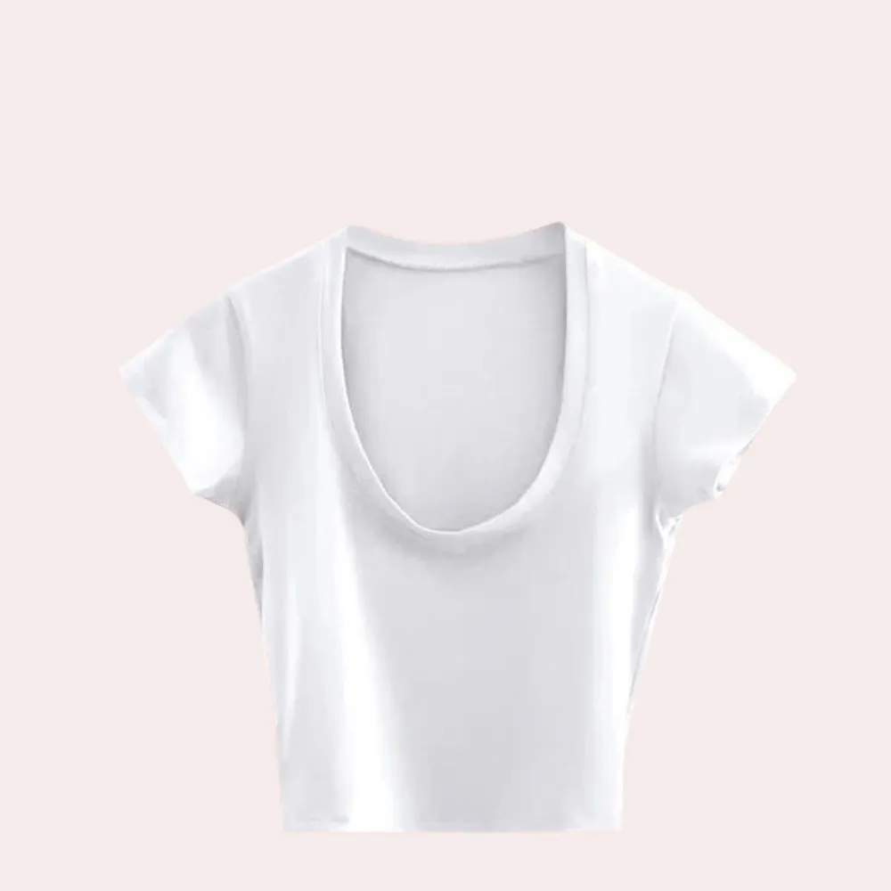 Ellen - Cropped T-Shirt - Modern & Easy to Wear