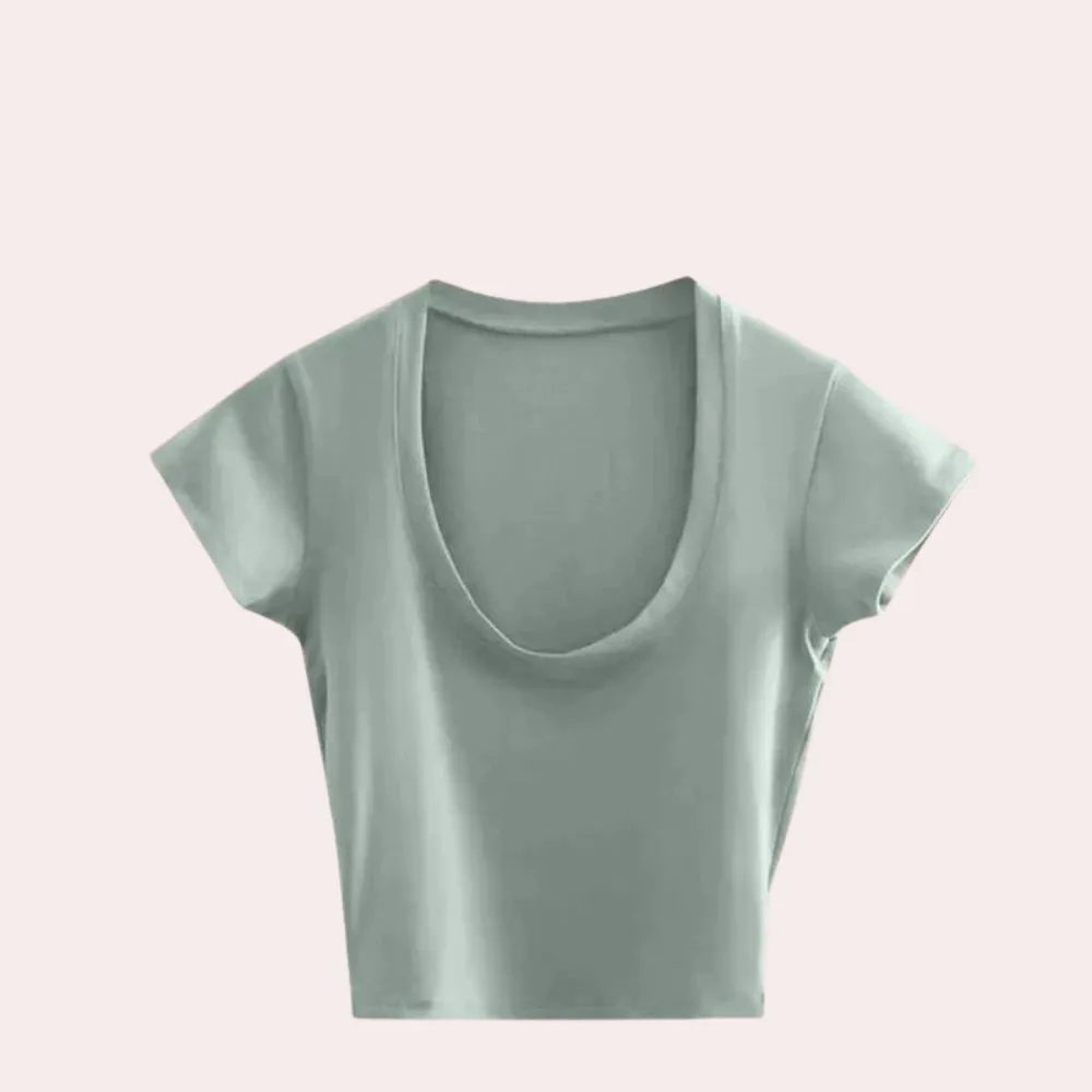 Ellen - Cropped T-Shirt - Modern & Easy to Wear