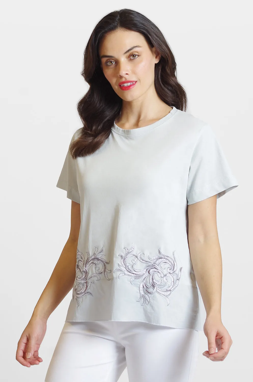 Embroidery Tee: FINAL SALE