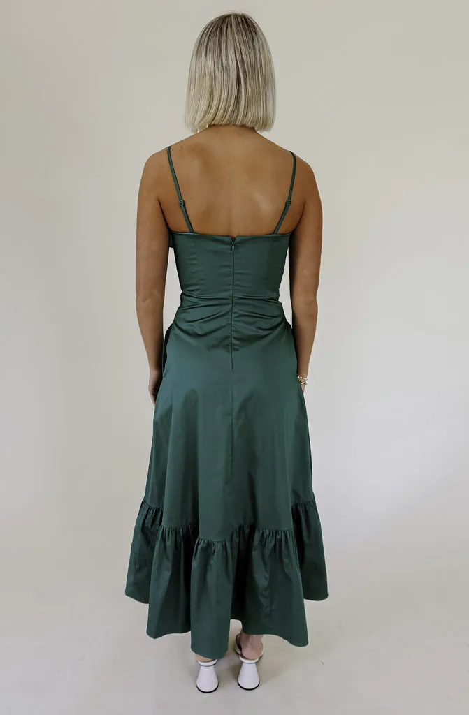 EMERALD CITY BOW FRONT DRESS